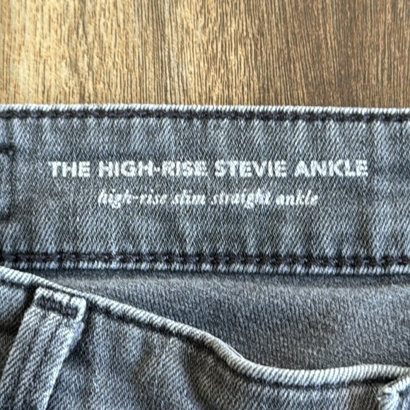 Adriano Goldschmied The High Rise Stevie Ankle Jeans in Washed Black, 28R - Picture 9 of 15